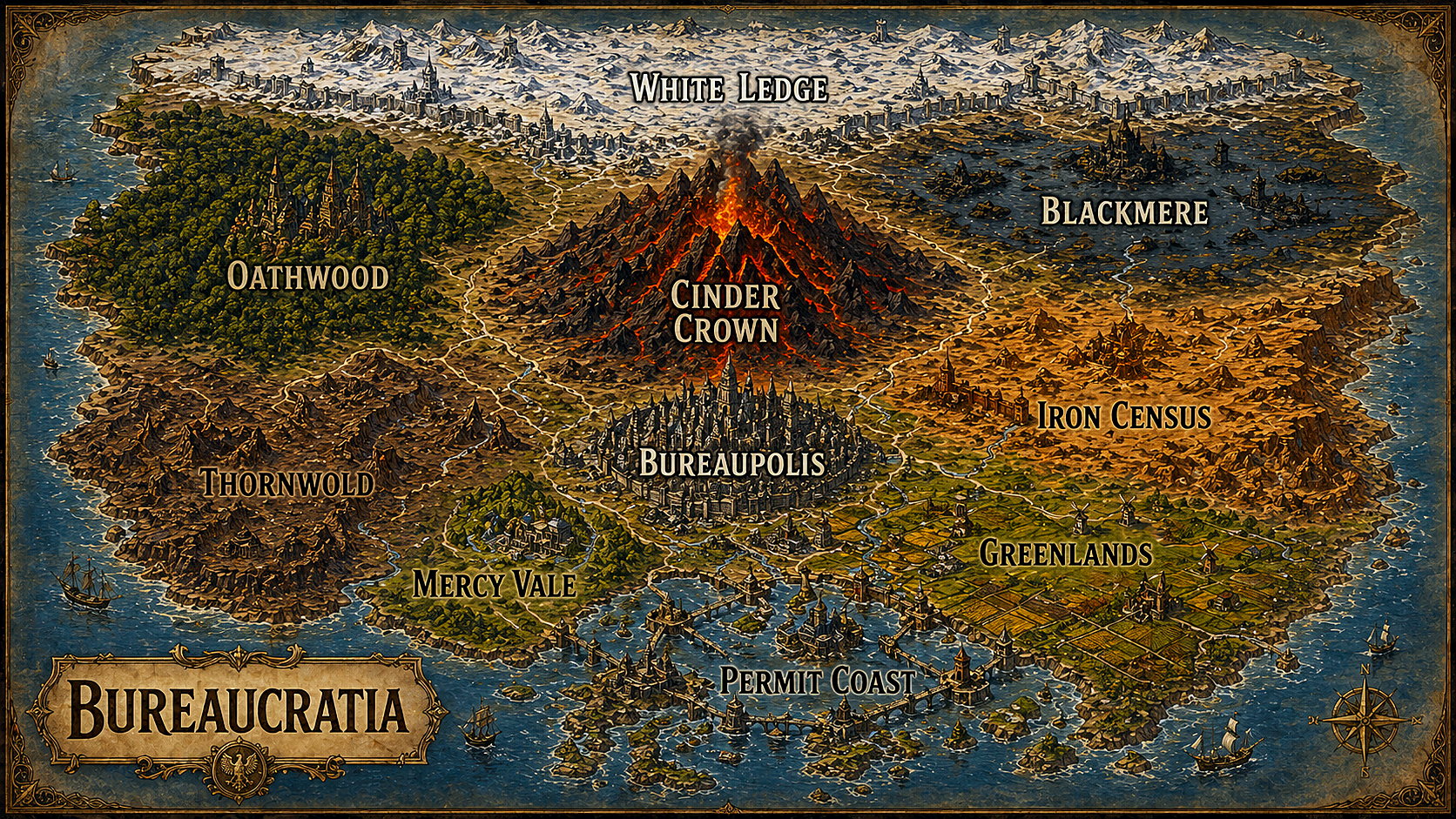 Map of Bureaucratia